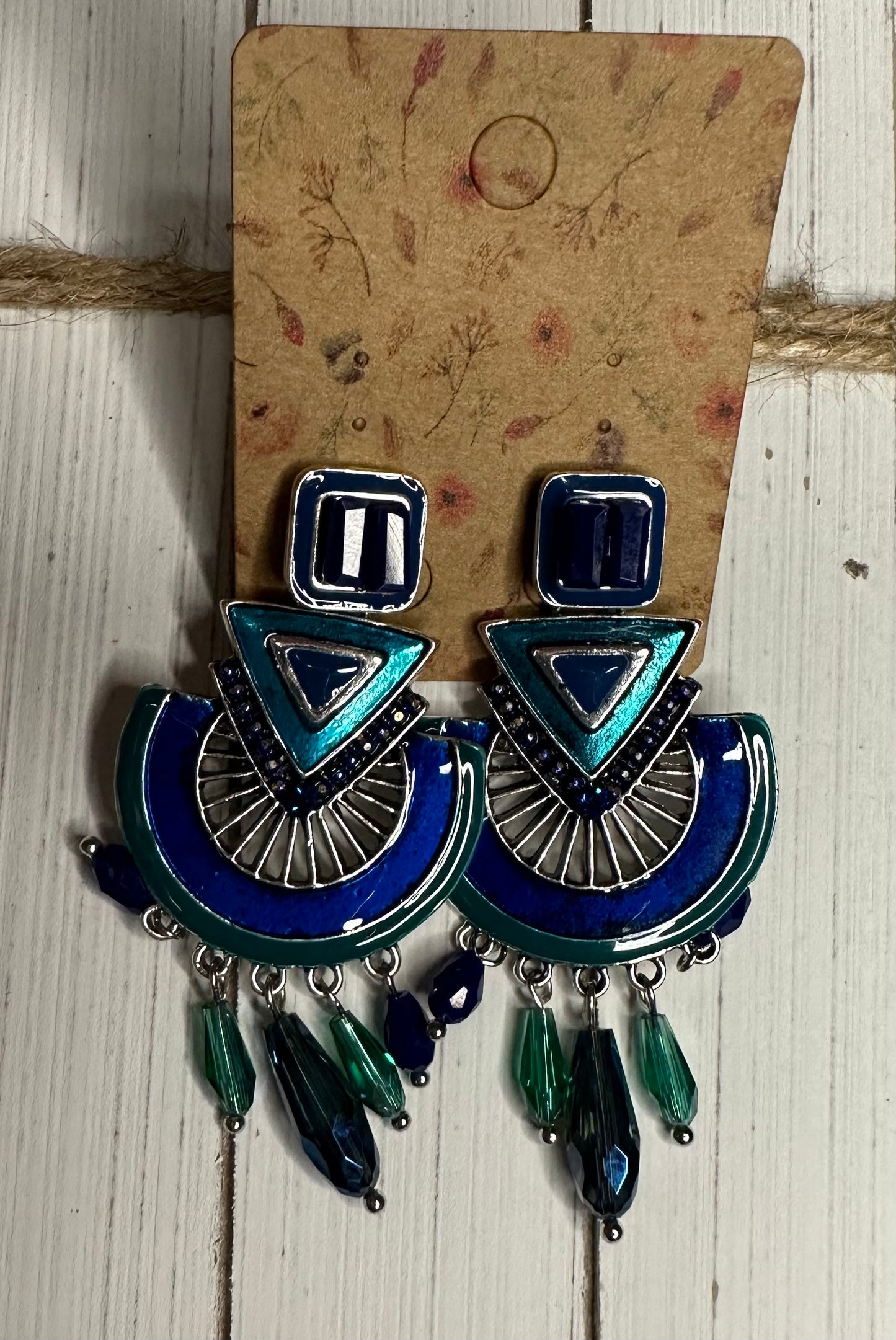 Multi colored dangle