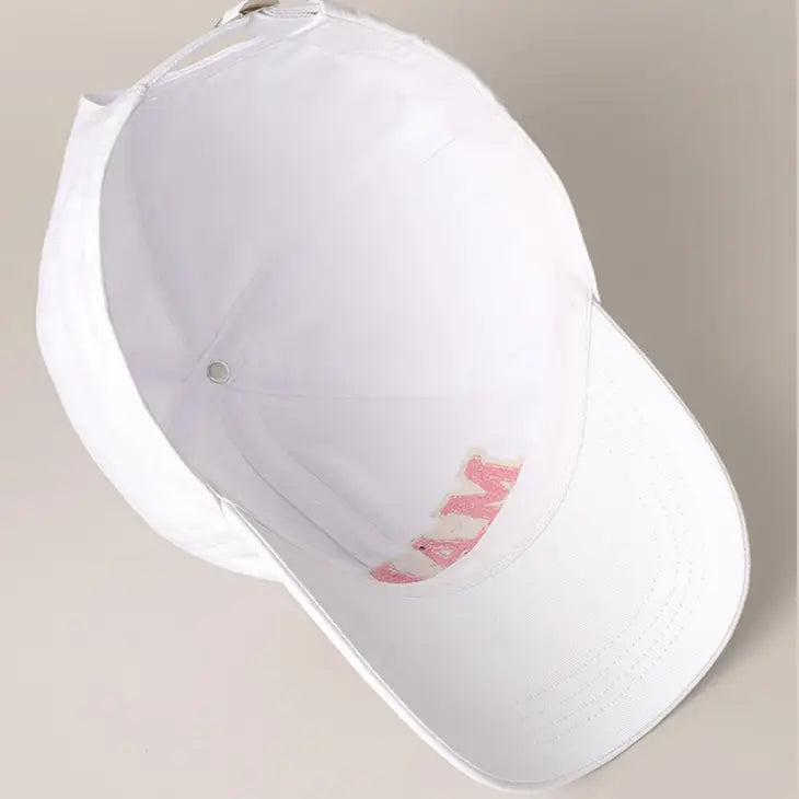 Mama Chenille Letter Patch Baseball Cap in Five Colors
