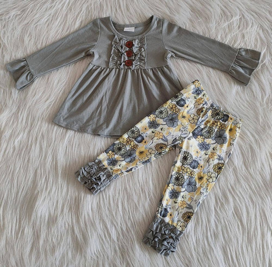 Grey Tunic Floral