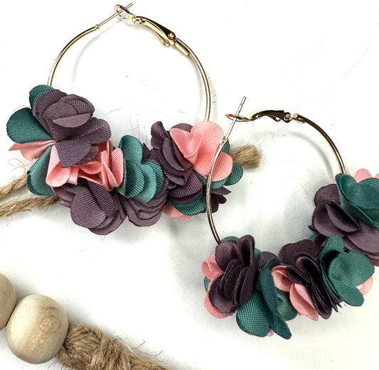 Flowered hoops