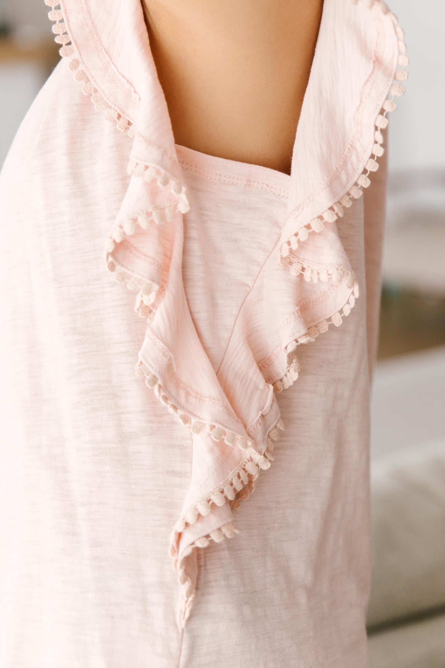 Lea Layered Top In Pink