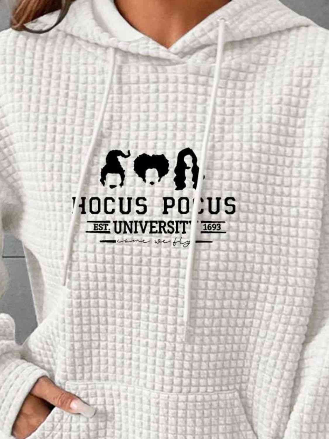 HOCUS POCUS Graphic Hoodie with Front Pocket